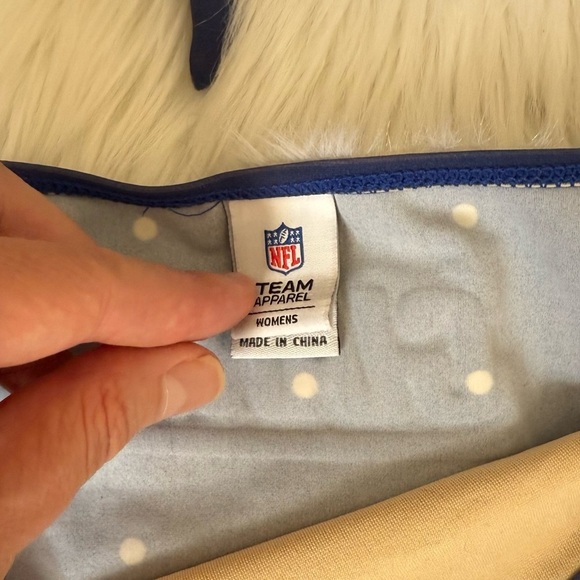 NFL New York Giants Navy Blue Polka Dot Bottoms XL - Picture 2 of 4